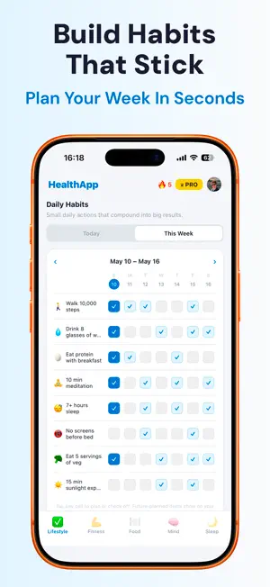 HealthApp: Wellness Tracker screenshot 4