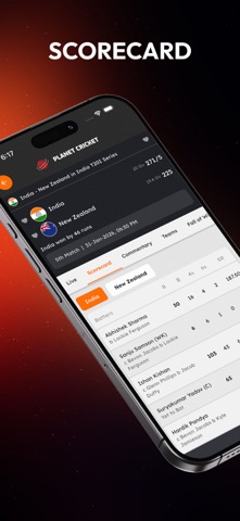 Planet Cricket - Live Score iPhone screenshot