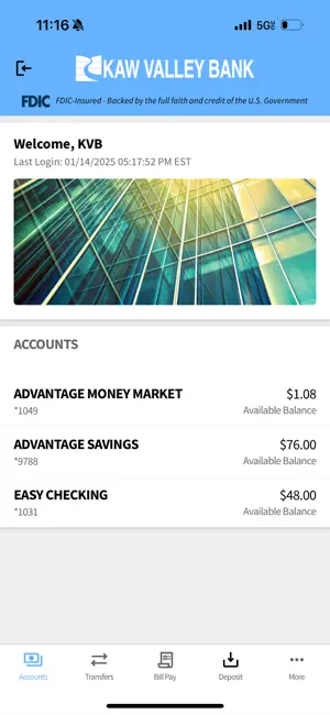 GoMobile with Kaw Valley Bank screenshot 3