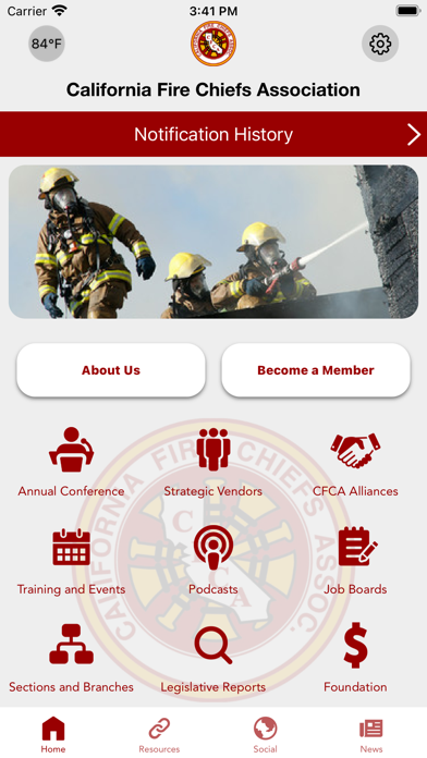 CalChiefs Screenshot