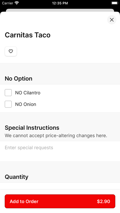 Amelia's Mexican Kitchen iPhone screenshot 4 - Food & Drink app