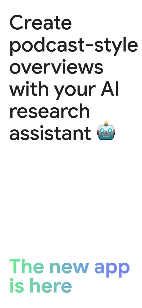 Google NotebookLM Screenshot 2