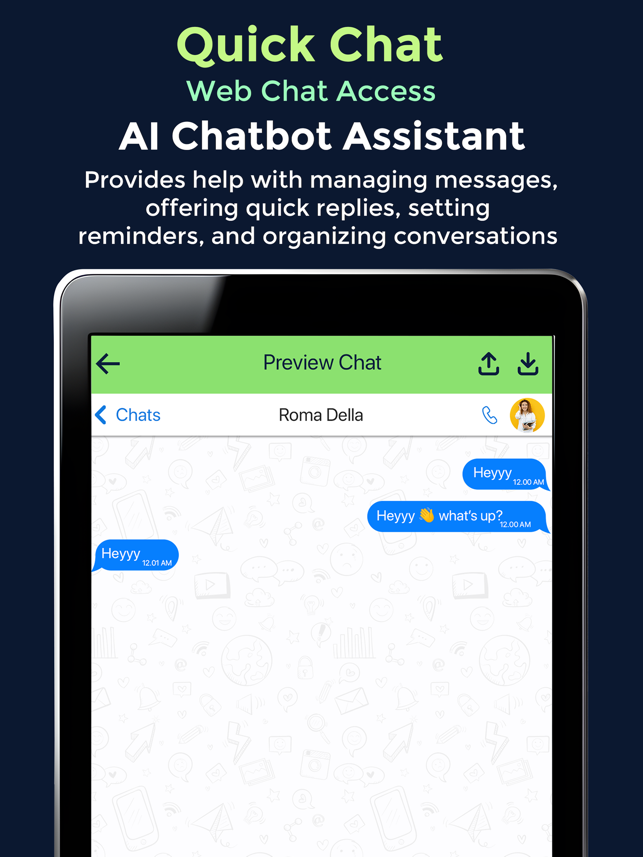 Dual App : Quick Chat Screenshot