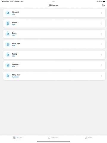 RemoteStudy Learning App iPad screenshot