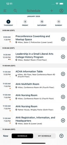 AHA Annual Meeting app screenshot 3