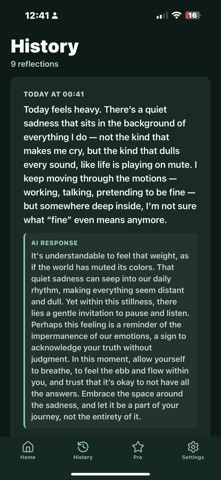Ming: Reflection Journal Screenshot 2 of 5
