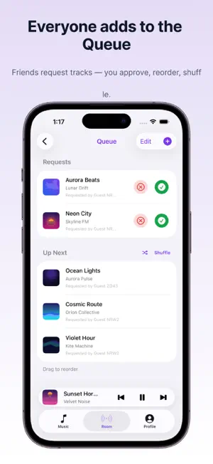 ListenIn: Social Music Rooms screenshot 4