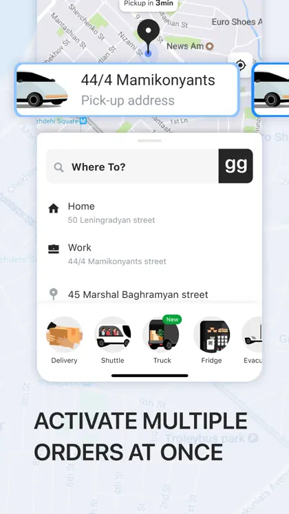 Screenshot 5 von 6 zu gg - Transportation Service