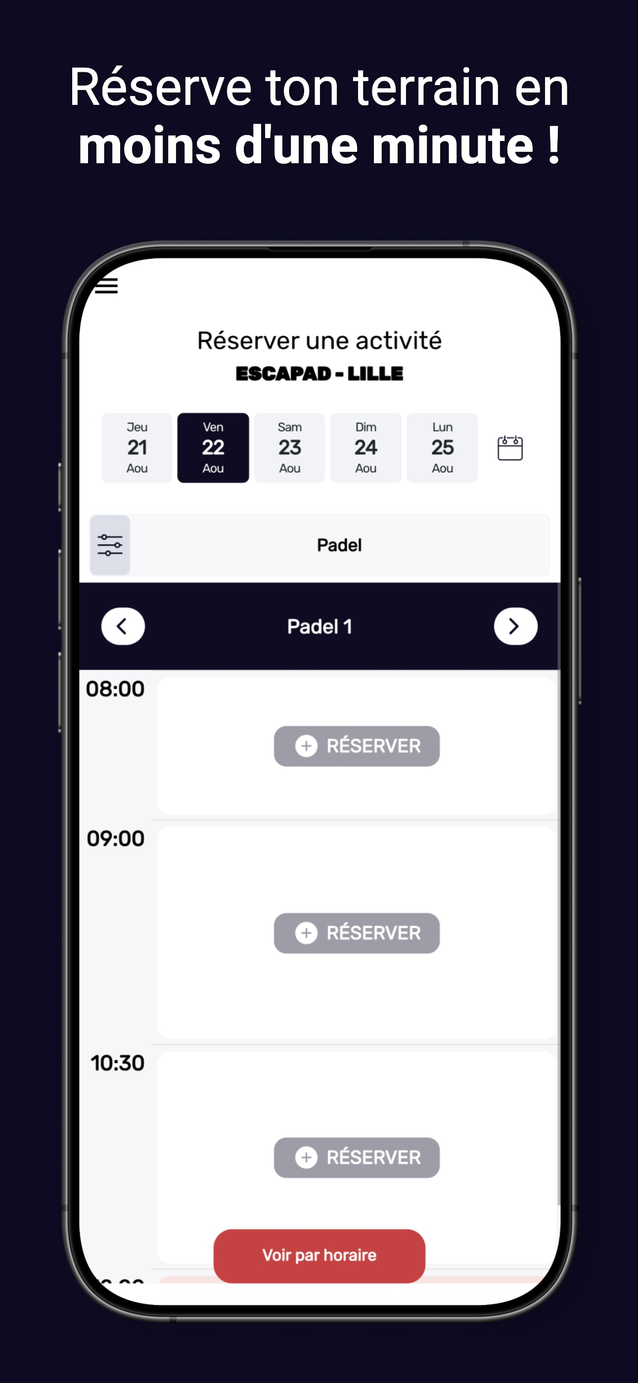 ESCAPAD Padel screenshot 3