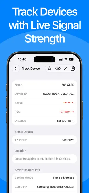 BLE Scanner - Bluetooth Finder screenshot 2