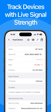 BLE Scanner - Bluetooth Finder Screenshot 2 of 5
