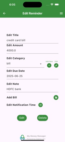 My Money Manager Screenshot 3 of 8