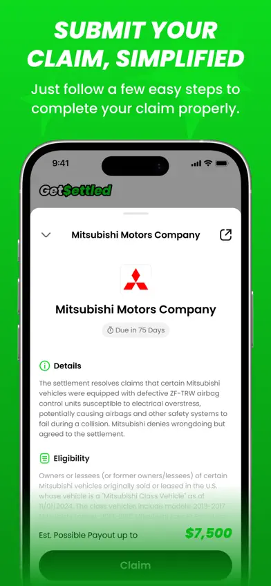 GetSettled: Claim Your Cash screenshot 3