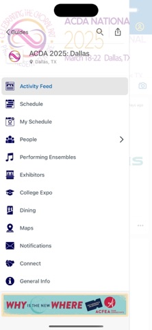 ACDA Conference App screenshot