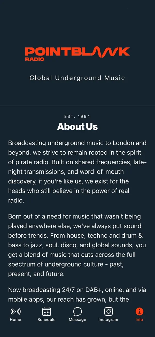 Screenshot #3 pour Point Blank Radio