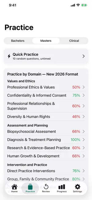 ASWB Exam Prep: Social Work screenshot 2