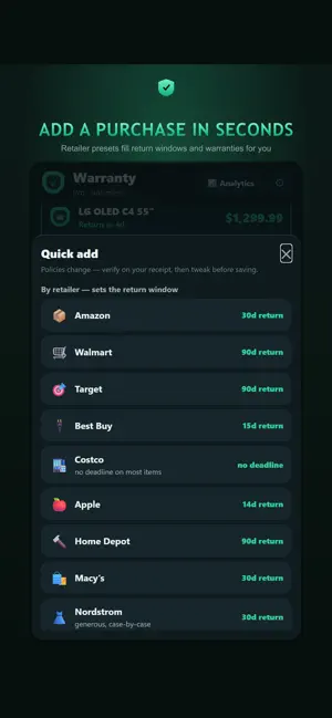 Warranty Tracker & Receipts screenshot 4