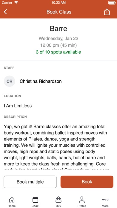 I Am Limitless Fitness Screenshot