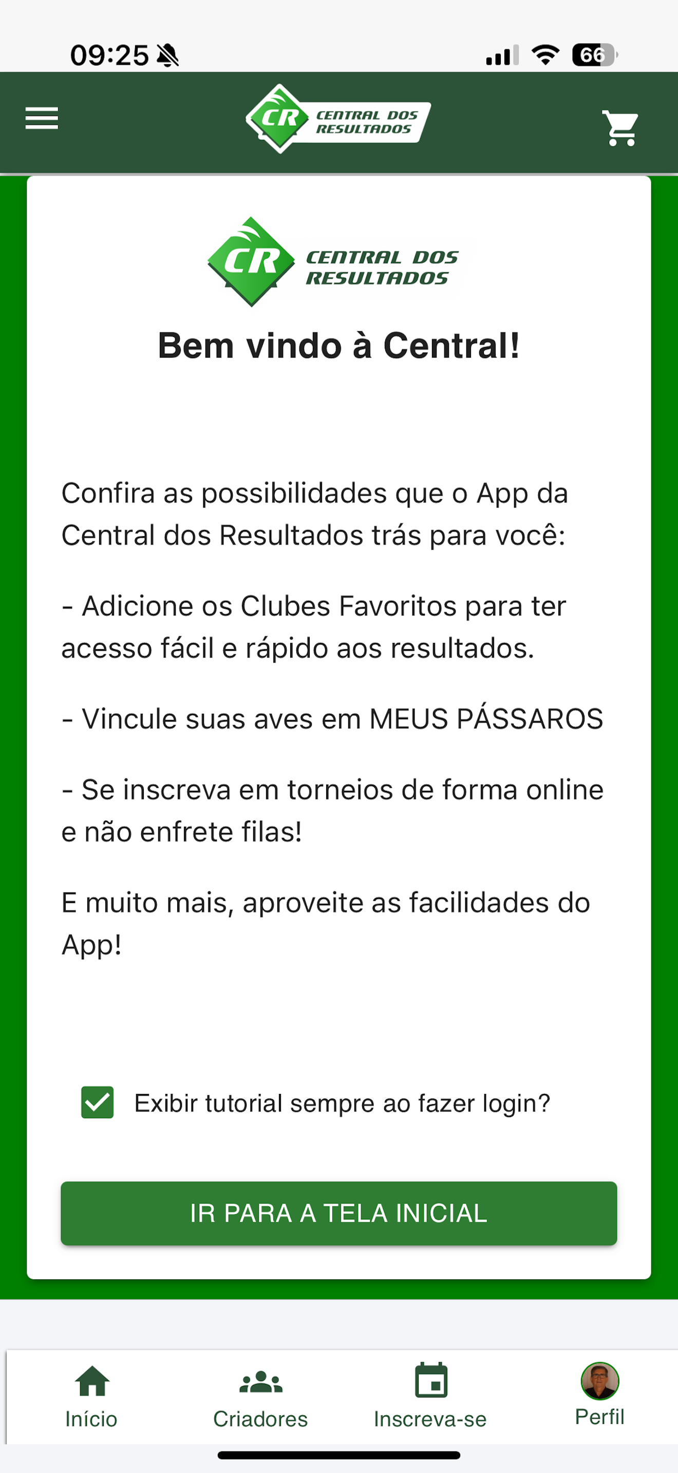 Central dos Resultados