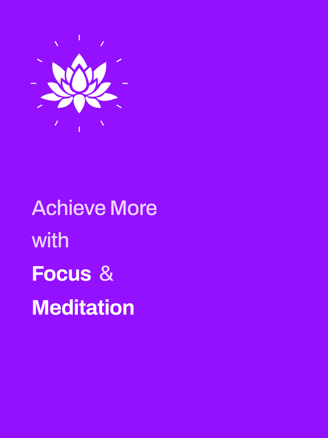 ‎Focus Timer: Meditation & Work Screenshot