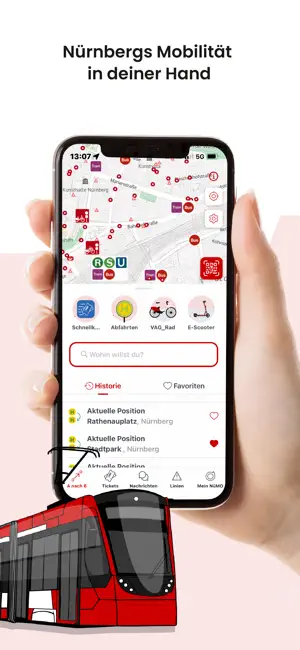 NürnbergMOBIL iPhone screenshot 1