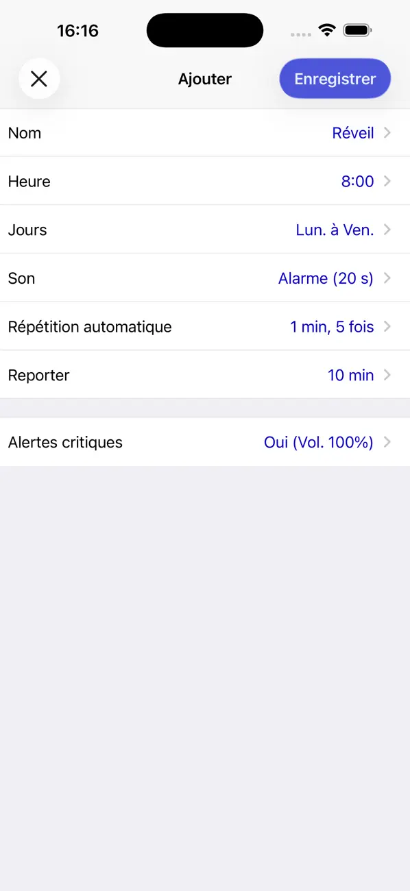 Screenshot #3 pour Réveil avec Musique Pro