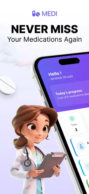 Medi – medicine & pill tracker screenshot 1