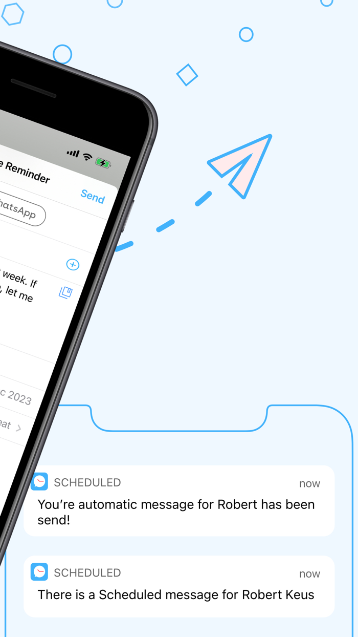 Scheduled for Messages  WA
