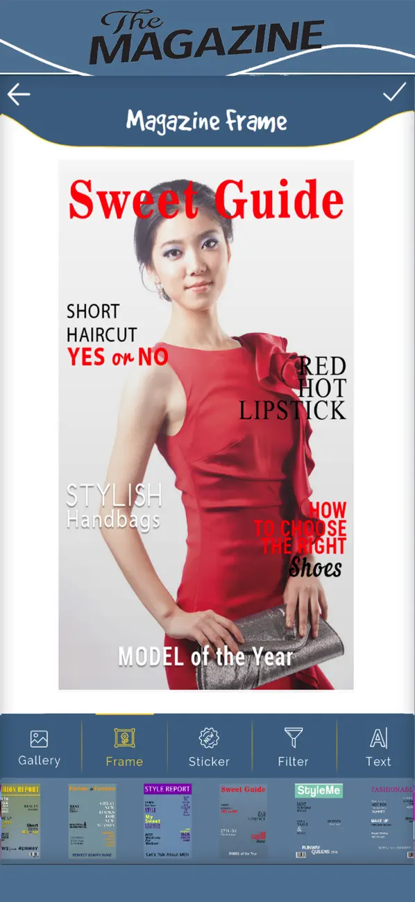 Screenshot #1 pour Magazine Cover - Frame Studio