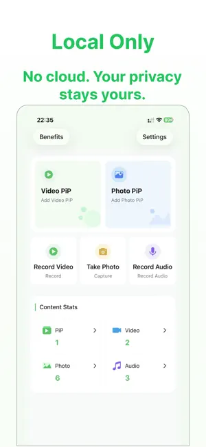 Kemra - Black Screen Camera screenshot 3