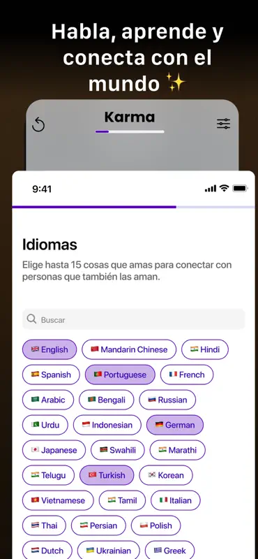 Karma - App de citas mundial screenshot 6 of 6