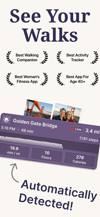 Peak Active: Walk Tracker Screenshot 1 of 8