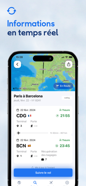 ‎Suivi des vol – Flight Radar Capture d'écran