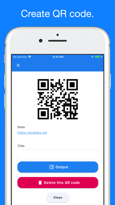 Screenshot #1 pour QR Code Maker & Reader Pro