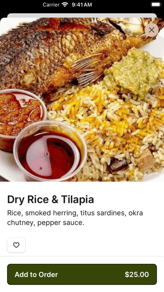 Infuse Afro Fusion iPhone screenshot 4 - Food & Drink app