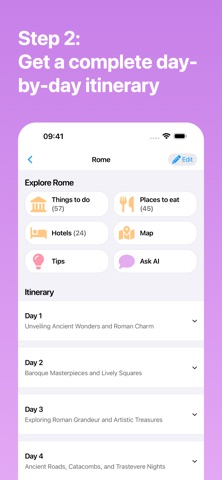 Trip Planner: TravelBuddy AI iPhone screenshot