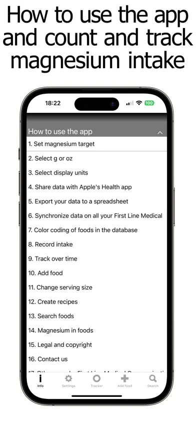 Magnesium Counter and Tracker screenshot 1