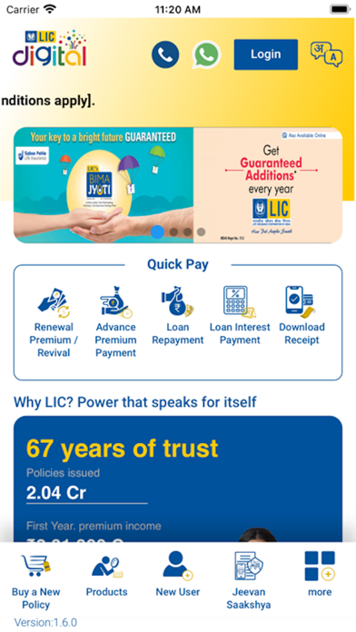 LIC Digital - NRI Screenshot