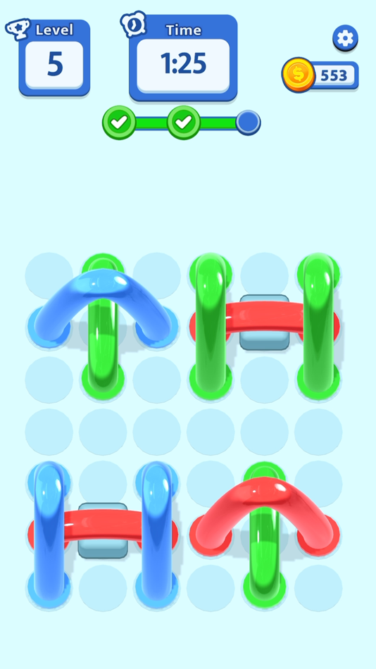 #5. Spiral Pipe Sort (iOS) 由: RedLine Games