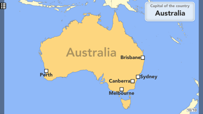 Countries, Capitals, Flags Screenshot