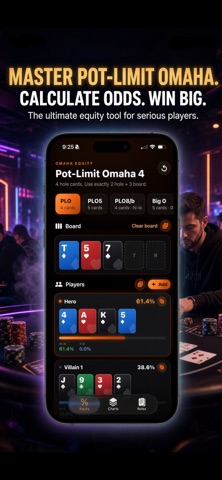PLO Pro: Omaha Calculator Screenshot 1 of 4