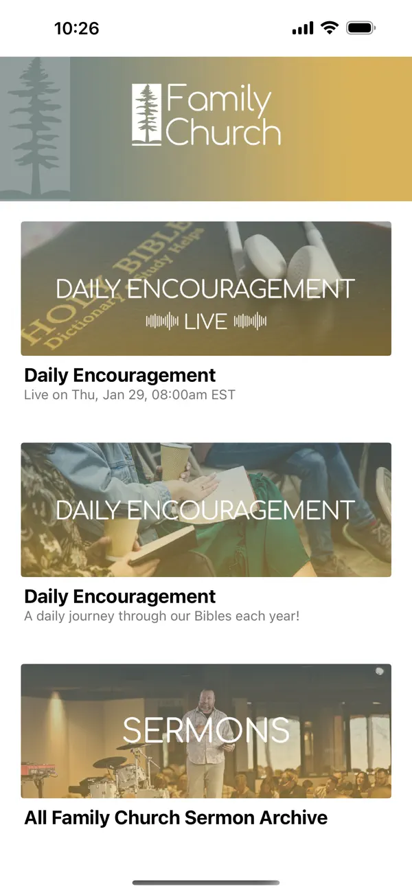 Screenshot #2 pour FamilyChurch.App