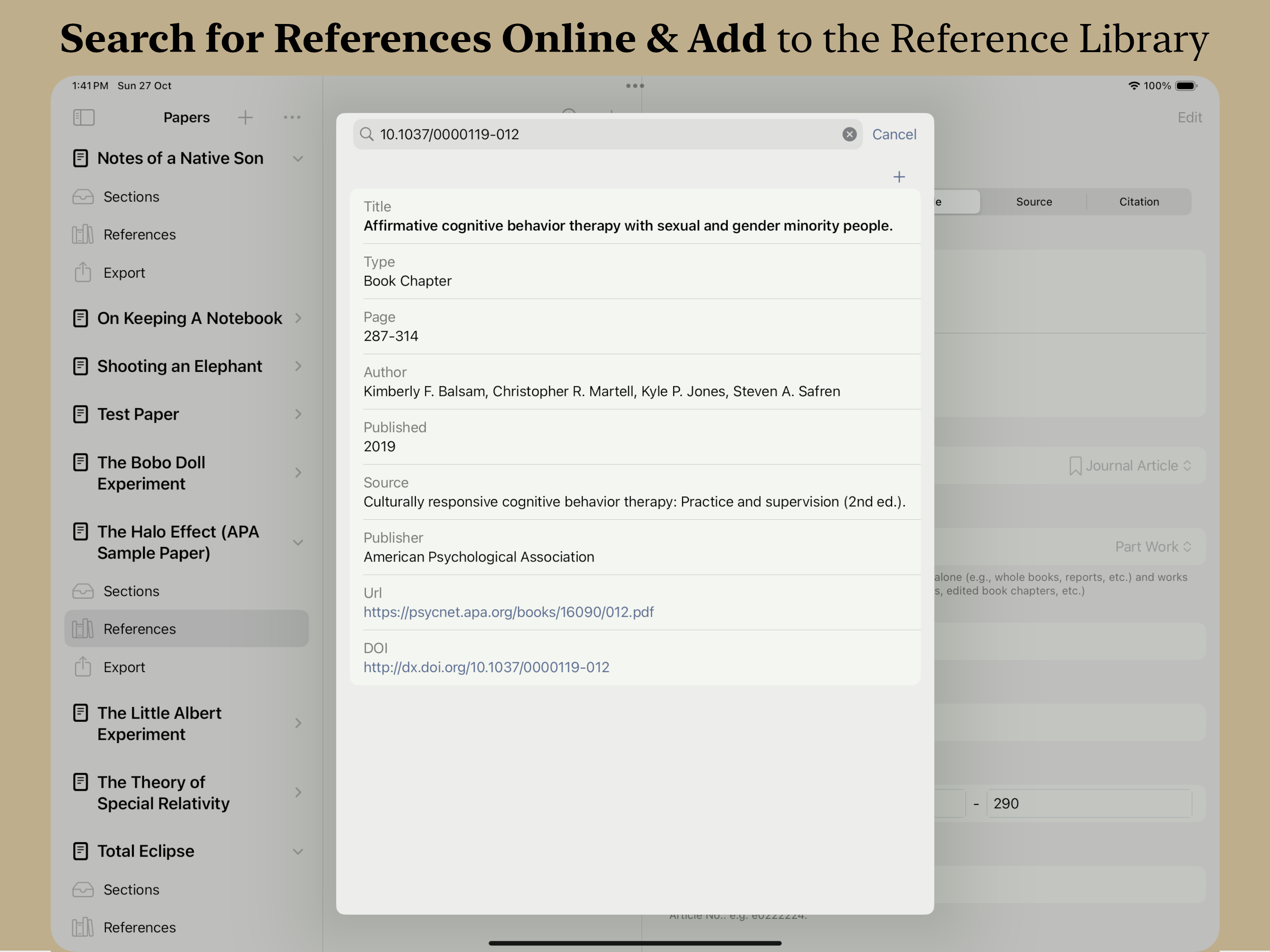 Citer: Paper Format & Citation