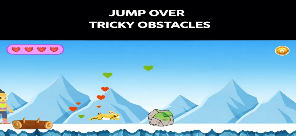 Capture d'écran de Bunny Runner: Aventure Fruitée sur iPhone 4