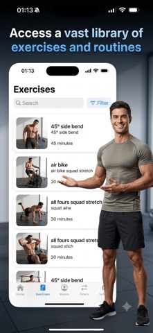 Voice Gym Workout Tracker Bolo screenshot