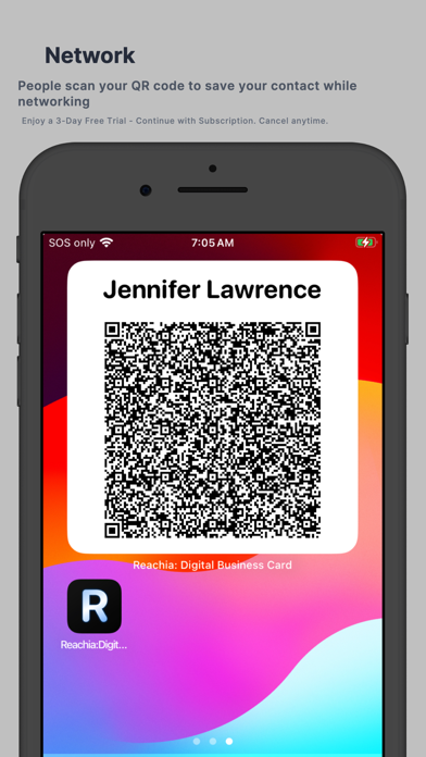 Digital Business Card Reachia Screenshot 2 - AppWisp.com