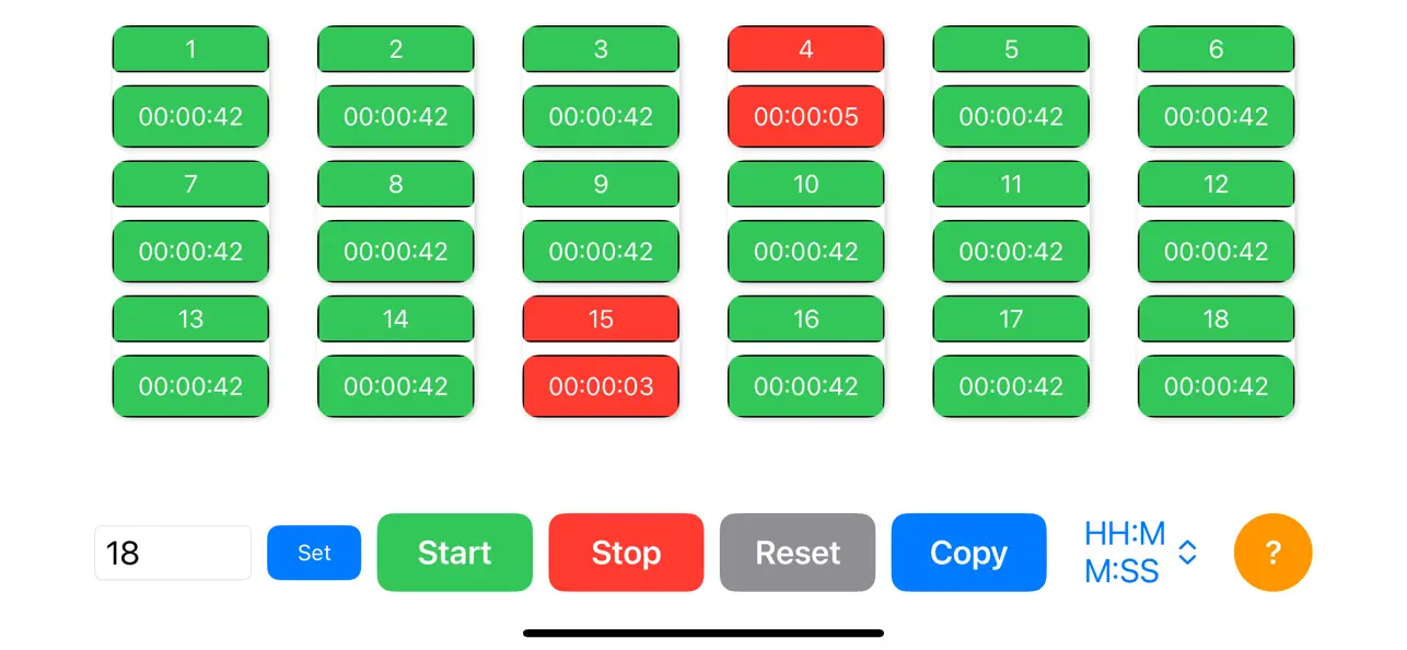 Multi Timer (CYC) (iOS) Podle: Chi Cheong Leung