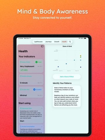 Lighthouse: AI Goal Compass iPad screenshot