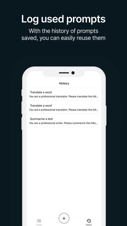 #4. Prompt Manager (iOS) 由: DAIKI URATA