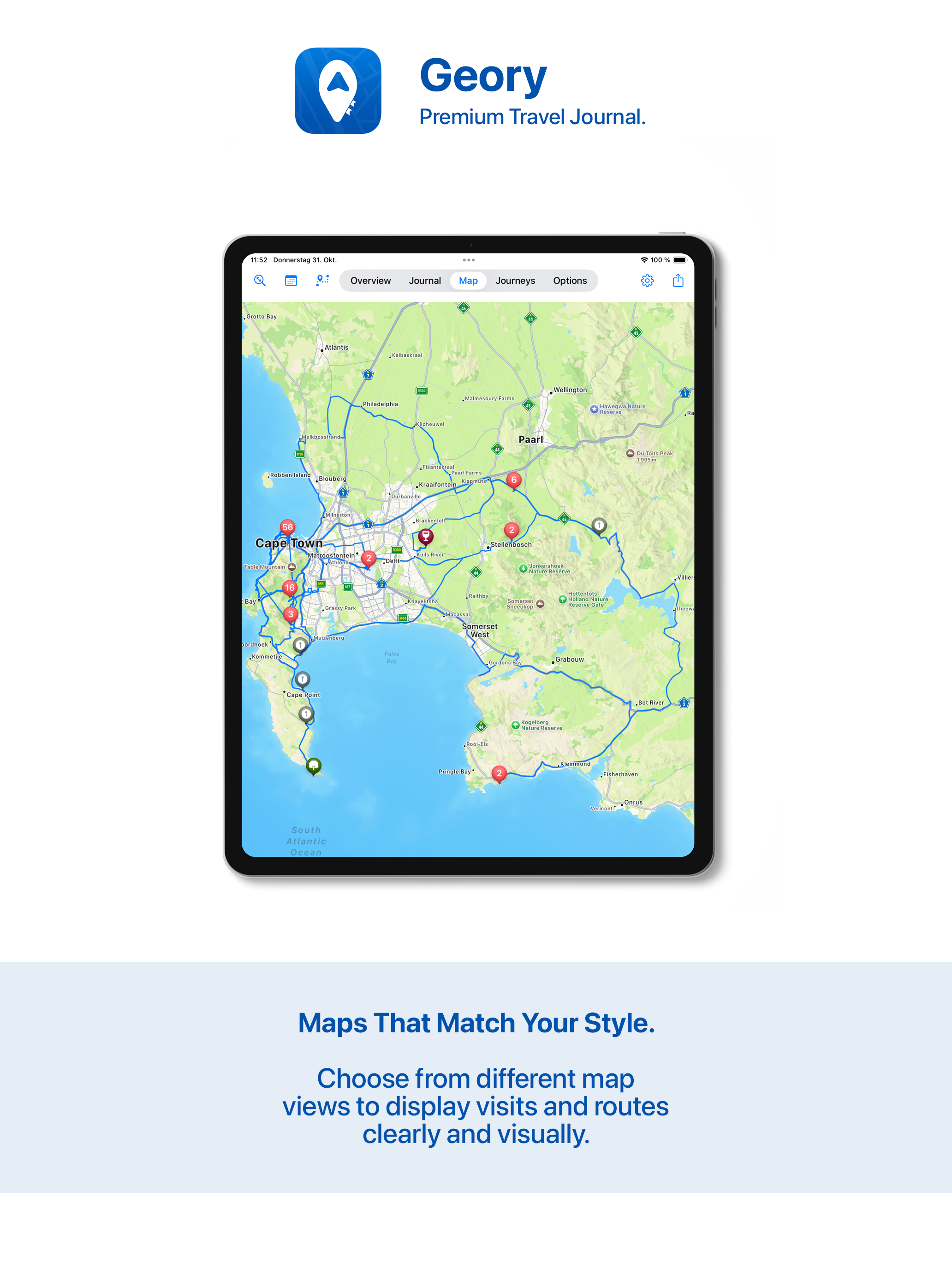 Geory – Premium Travel Journal